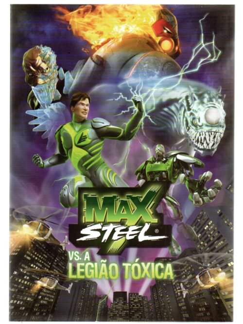 DVD MAX STEEL VS. A LEGIÃO TÓXICA
