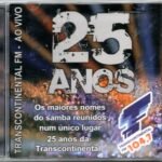 Cd Transcontinental Fm - Ao Vivo - 25 Anos