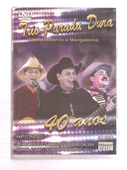 Dvd Trio Parada Dura - Leone, Leonito E Mangabinha