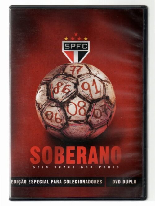 DVD DUPLO SOBERANO - SEIS VEZES SÃO PAULO
