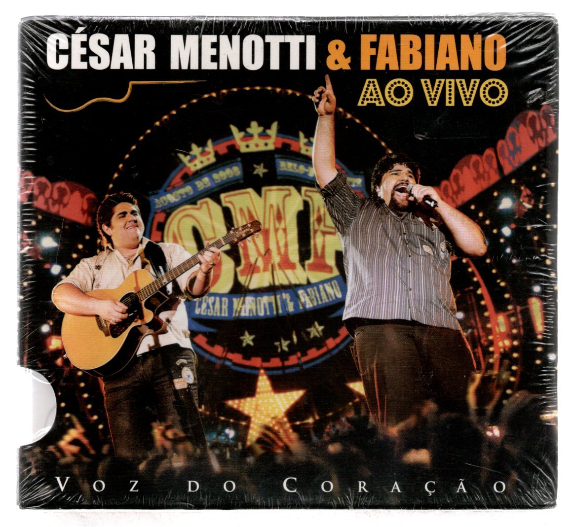 446d8a9d14b406a1a475c470eae4f10b.jpg Cd César Menotti & Fabiano Ao Voz Do Coração Digipack - Imagem 1