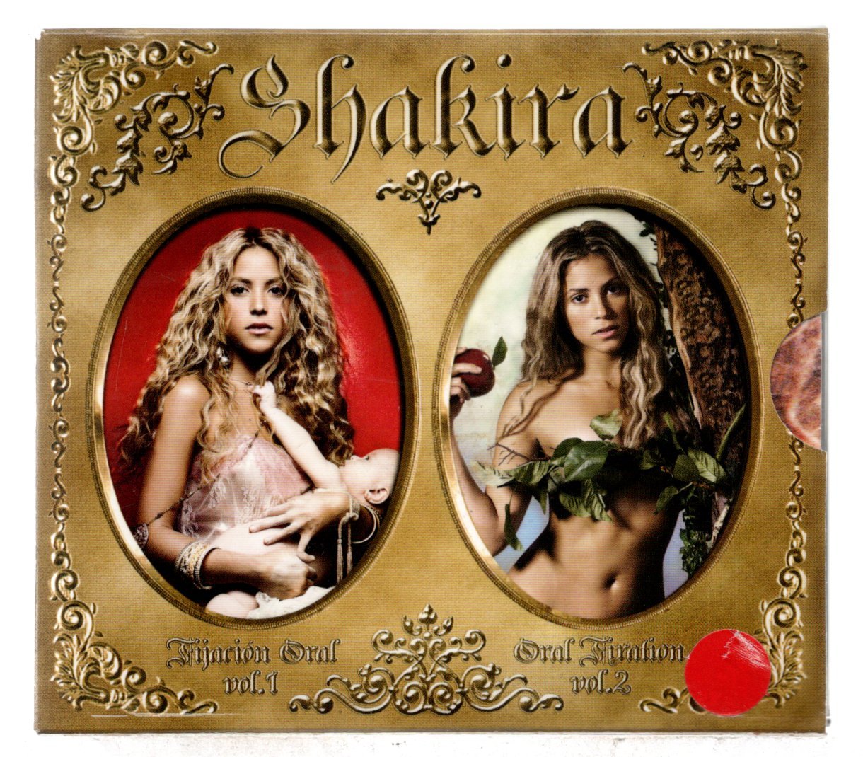 5b5f58351476bb537f2b1c622fb40666.jpg BOX CD+DVD Shakira Oral Fixation Vol 1 e 2 - Imagem 1