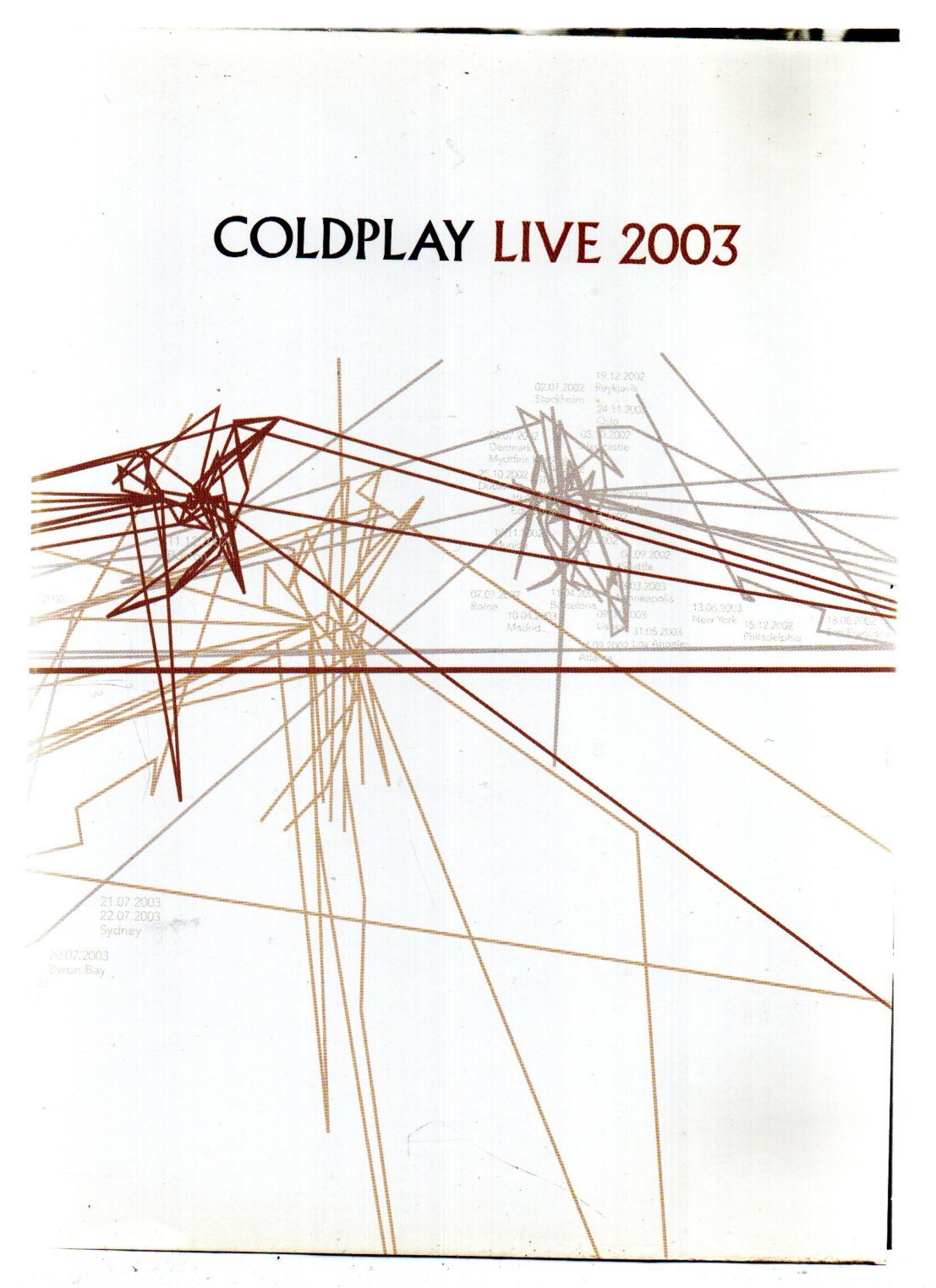 6f002bd1378fbc594342a8fbcb1ed934.jpg Dvd Coldplay Live 2003 - Imagem 1