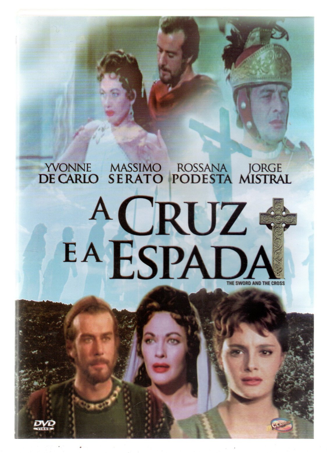 77b4d56ffe9b5597aee62d25f4a4e738.jpg Dvd A Cruz E A Espada - Yvonne De Carlo - Imagem 1