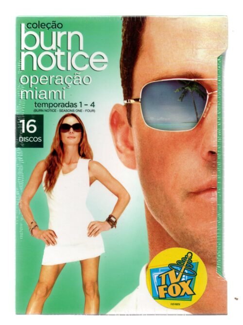 BOX BURNNOTICE OPERAÇÃO MIAMI - COLEÇÃO TEMPORADA 1 A 4
