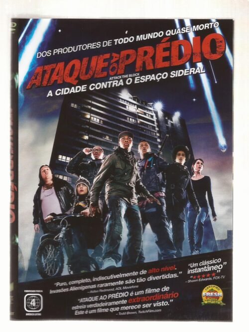DVD ATAQUE AO PREDIO : A CIDADE CONTRA O ESPACO SIDERAL