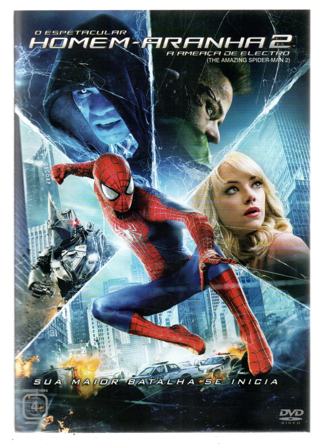 ac0e0585e91bb490542eeb9ff5d0b6e1.jpg Dvd Homem Aranha 2 - A Ameaça Do Electro - Imagem 1