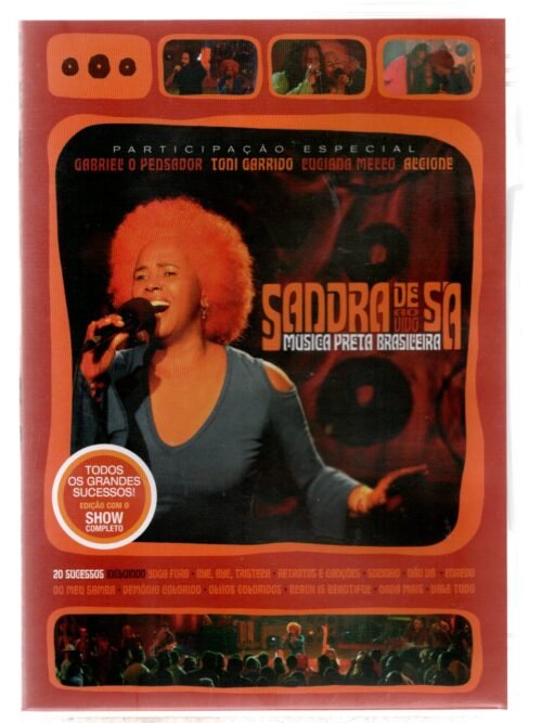 DVD Sandra de Sá Musica Preta Brasileira