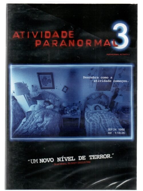 Dvd Atividade Paranormal 3