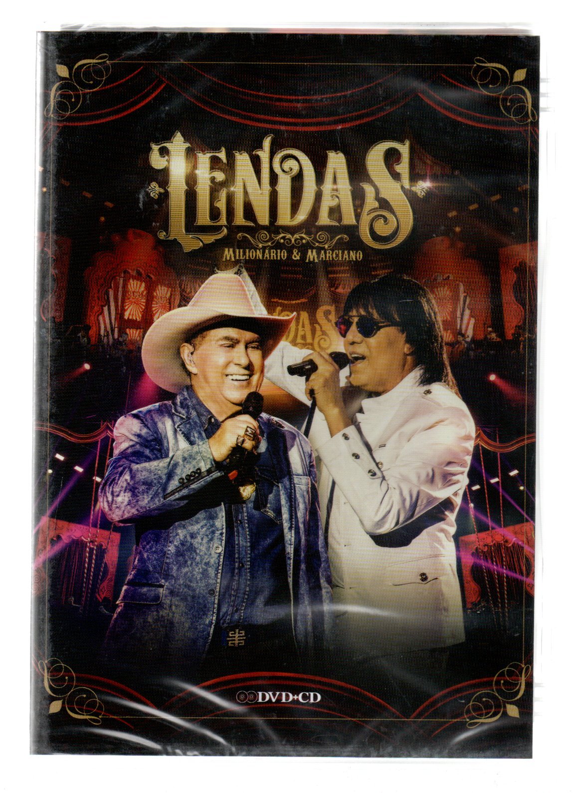 b7f4c127b15550b399372bc86e7e431a.jpg Dvd + Cd Milionário & Marciano - Lendas - Imagem 1