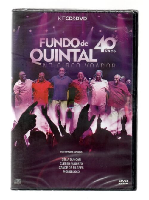 Dvd + Cd Fundo De Quintal 40 Anos No Circo Voador