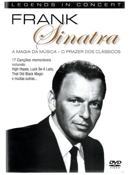 DVD Legends in Concert - Frank Sinatra A magia da música