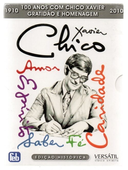 BOX 100 Anos com Chico Xavier gratidao e homenagem