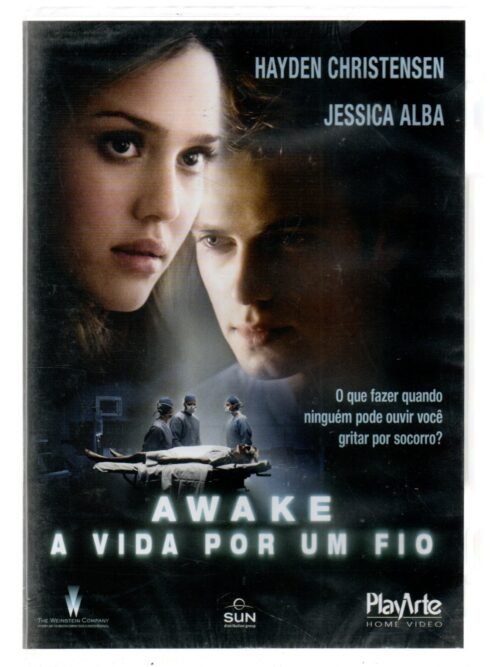 Dvd Awake - A Vida Por Um Fio - Hayden Christensen