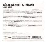 Cd César Menotti E Fabiano - Com Você -  Digipack - Imagem 2
