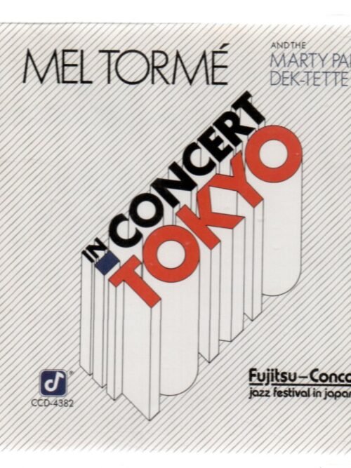 CD Mel Tormé and the Marty Paich Dek-Tette in concert Tokyo