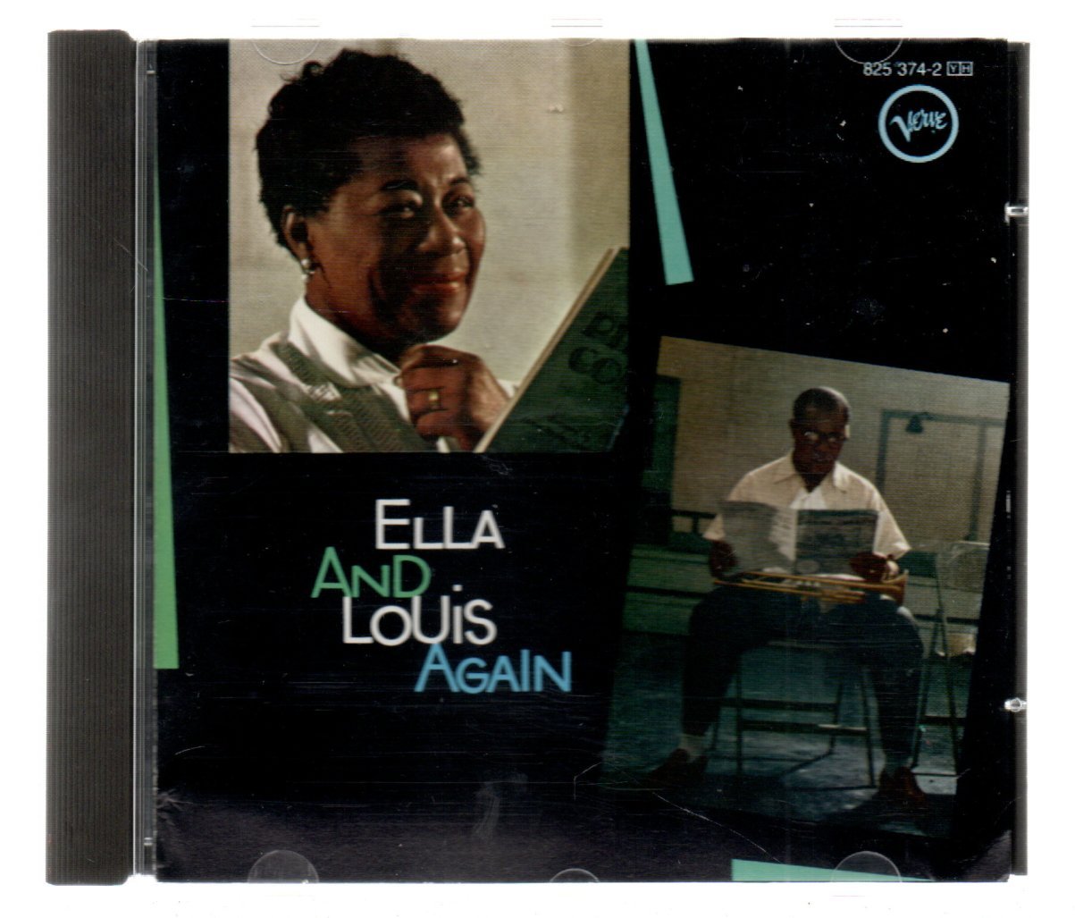45dd784422871c7c11f60e8b40162663.jpg CD Ella Fitzgerald & Louis Armstrong: Ella & Louis again - Imagem 1