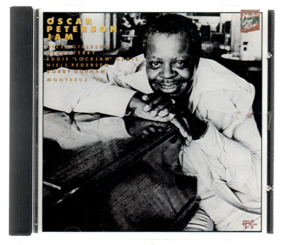 6d3370f7655f5965c7a1638093fbfdb0.jpg CD Oscar Peterson Jam - Montreux 77 - Imagem 1