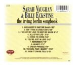 CD Sarah Vaughan & Billy Eckstine - The Irving Berlin Songbook - Imagem 2