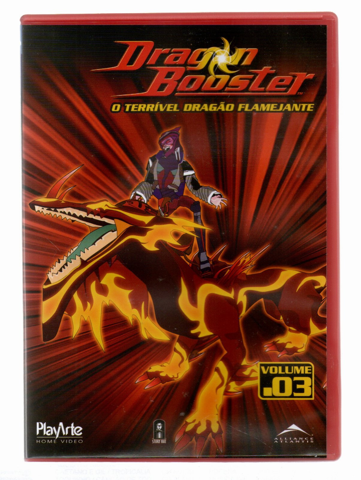 cbeb11cba24fc5f10ab9fade75a186de.jpg Dvd Dragon Booster - Vol 03 O Terrível Dragão Flamejante - Imagem 1