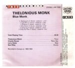 CD A JAZZ HOUR WITH THELONIOUS MONK - BLUE MONL - Imagem 2
