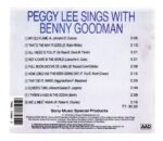 CD Peggy Lee sings with Benny Goodman - Imagem 2