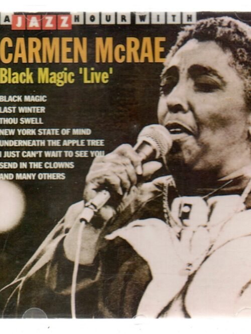 Cd Carmen Mcrae - Black Magic 'live'