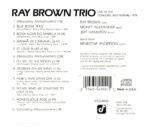 CD Ray Brown Trio - Live at concord jazz festival - Imagem 2
