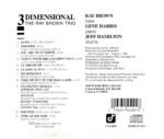 CD The Ray Brown trio 3 dimensional  Importado USA - Imagem 2